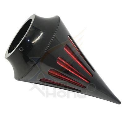 Spike Cone Gloss Black A/Small For Air Cleaner Intake Harley Dyna Touring Models - Moto Life Products