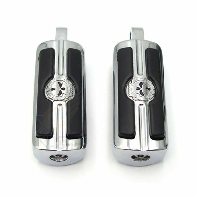 Chrome Aluminum Motorcycle Foot Peg For Harley Sportster Roadster SuperLow 84-17 - Moto Life Products