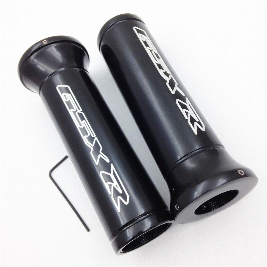 Handlebar Grips For Suzuki Gsx-R Gsxr 600 750  Hayabusa Gsxr1300 Black 7/8 inch - Moto Life Products