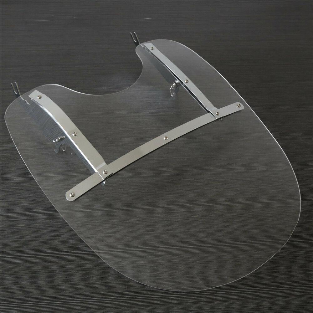 26''QUICK DETACH Detachable Clear Windshield For Harley Softail  2000-Up US New - Moto Life Products