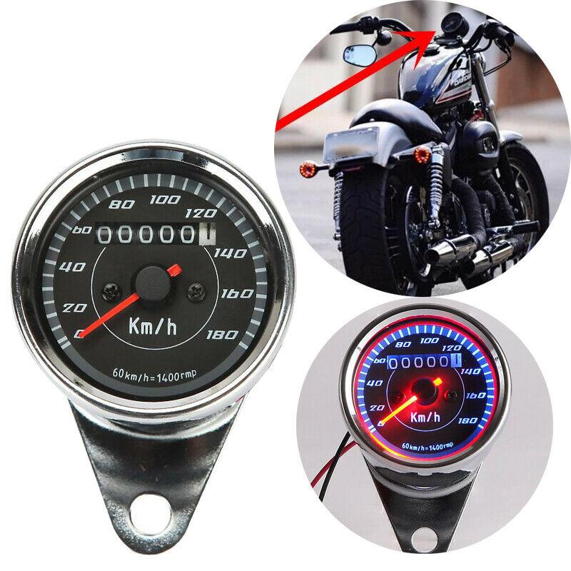 Motorcycle LED Backlit Speedometer For Harley Touring Softail Dyna Spo ...