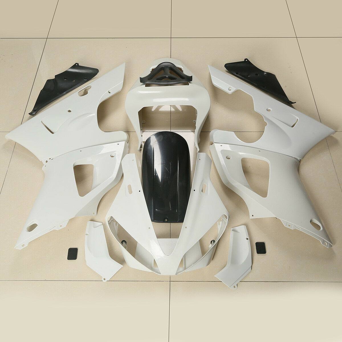 Unpainted ABS Injection Fairings Kit BodyWork For YAMAHA YZF R1 2000-2001 00 01 - Moto Life Products