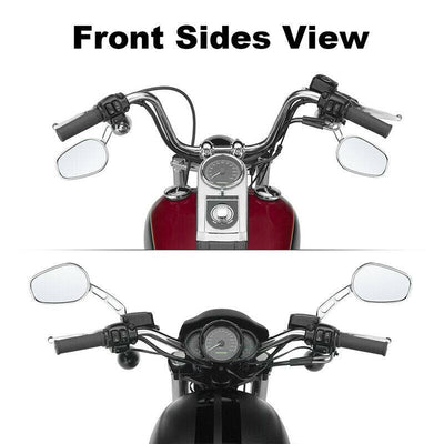 Rear View Mirrors For Harley Touring Road King Sportster XL Softail Fatboy Dyna - Moto Life Products