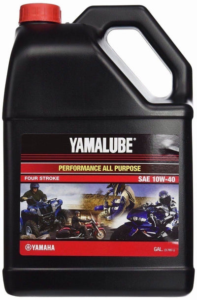 YAMALUBE GALLON 10W40 4-STROKE PERFORMANCE MOTOR OIL LUB-10W40-AP-04 YAMAHA - Moto Life Products