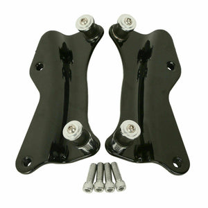 Black 4 Point Docking Hardware Kit For Harley 14-21 Touring Road Glide 52300354 - Moto Life Products