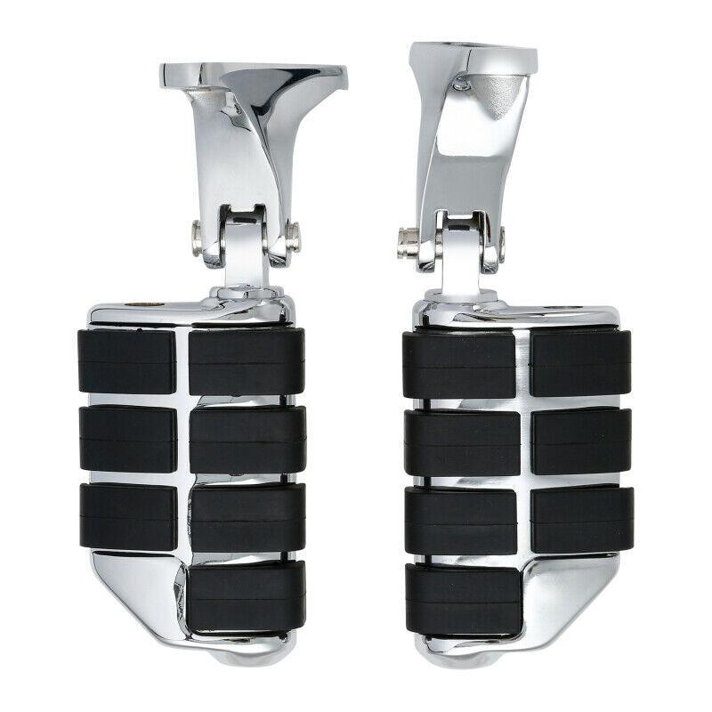 Chrome Rear Passenger Footpeg Pegs Fit For Harley Touring Street Glide 1993-2022 - Moto Life Products