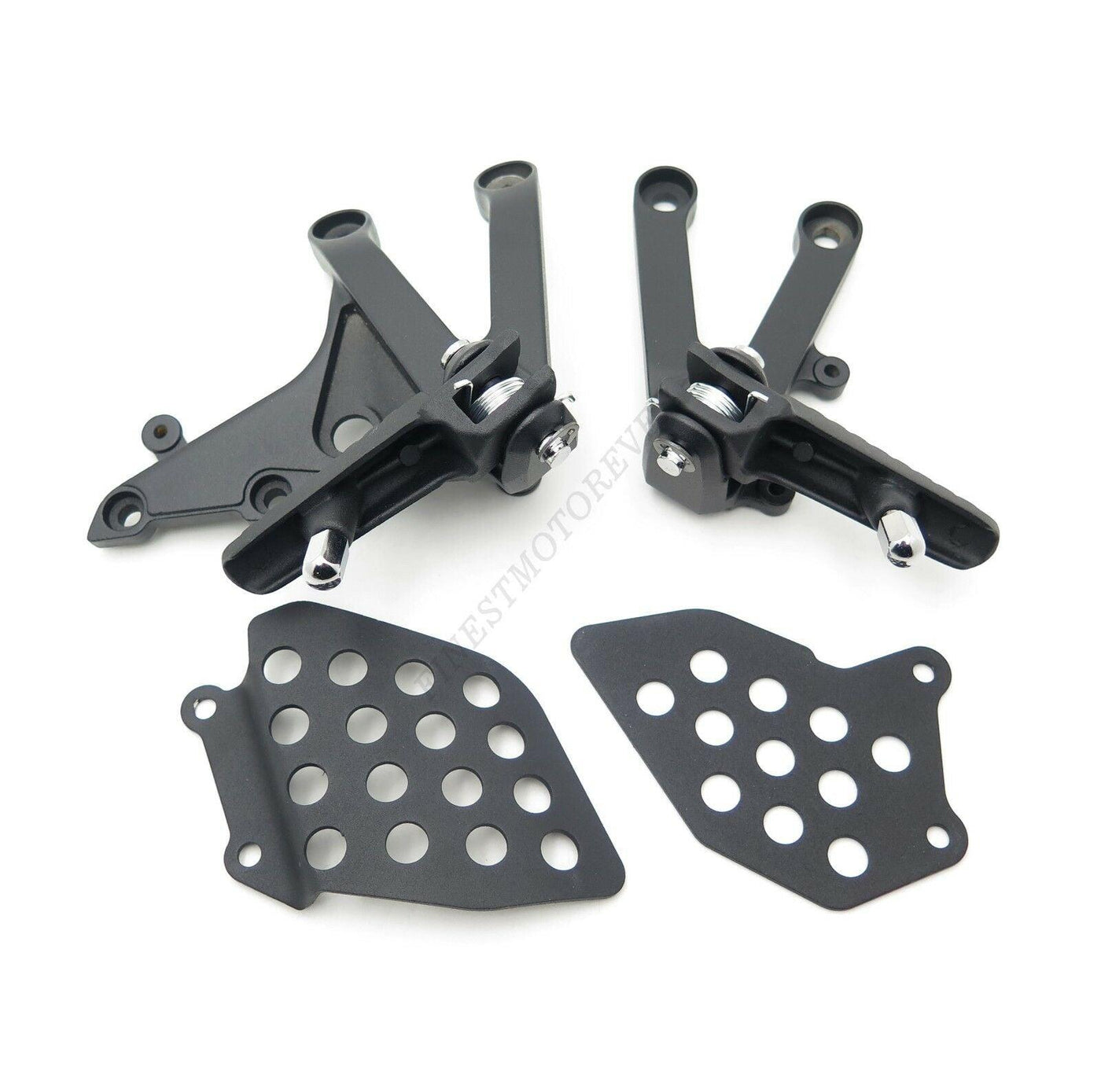 Black Front Rider Foot Pegs Bracket Fit For Honda Cbr600Rr Rr 2007 2008-2014 - Moto Life Products