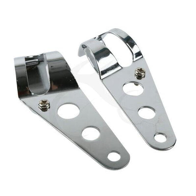 35/39/43 mm Headlight Mount Bracket Fork Ear Fit For Motorcycle Cafe Racer - Moto Life Products