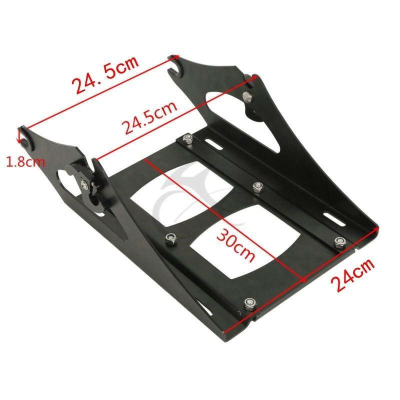King Pack Trunk 2 Up Mount Rack Fit For Harley Tour Pak Street Road Glide 14-21 - Moto Life Products