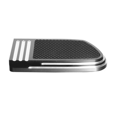Large Black Brake Pedal Pad Fit For Harley Touring Road King Softail Defiance - Moto Life Products