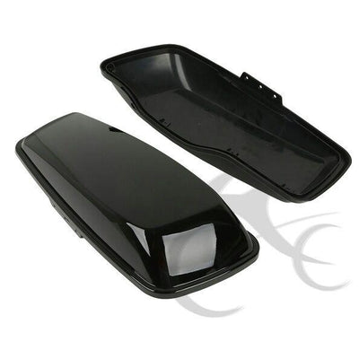 Painted Black Hard Saddlebag Lids Fit For Harley Touring Electra Glide 2014-2022 - Moto Life Products
