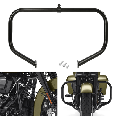 Black Engine Guard Highway Crash Bar Fit For Harley Touring Electra Glide 09-22 - Moto Life Products