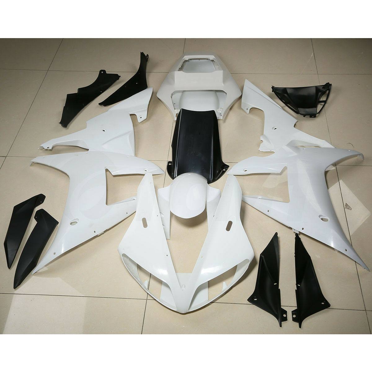 Unpainted ABS Fairing Bodywork Set Fit For Yamaha YZF R1 YZF-R1 YZFR1 2002-2003 - Moto Life Products