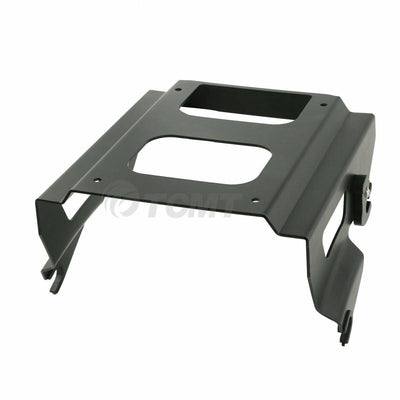 Black Solo Mount Rack For Harley Tou Pak Touring Road King Street Glide 09-13 US - Moto Life Products