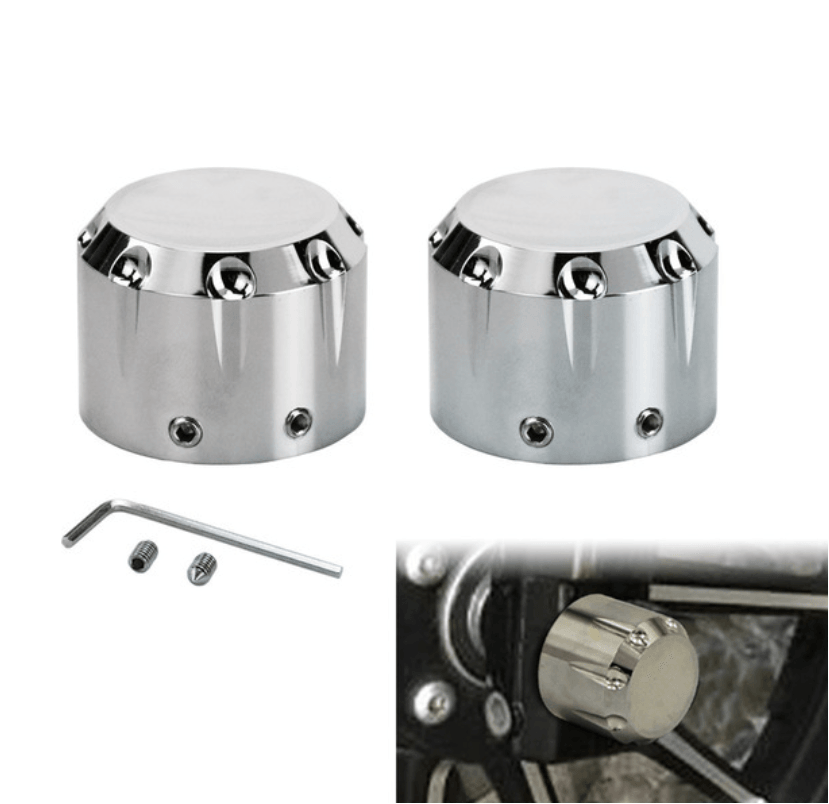 Motorcycle Front Axle Cap Nut Cover for Harley Touring Road Street Glide Fat Boy - Moto Life Products