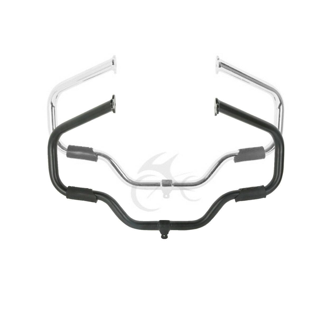 Mustache Highway Engine Crash Guard Bar Chrome/Black For Harley Touring 09-2022 - Moto Life Products