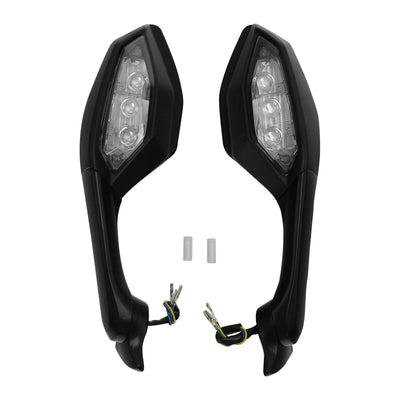 Rear View Mirrors LED Turn Signal For Yamaha YZF-R1 2015-2020 YZF-R6 YZFR6 2017 - Moto Life Products