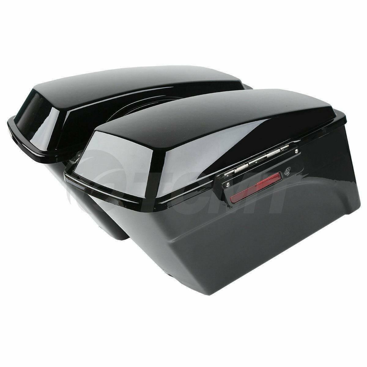 Chopped Pack Trunk Saddlebag Fit For Harley Tour Pak Road Electra Glide 97-13 - Moto Life Products