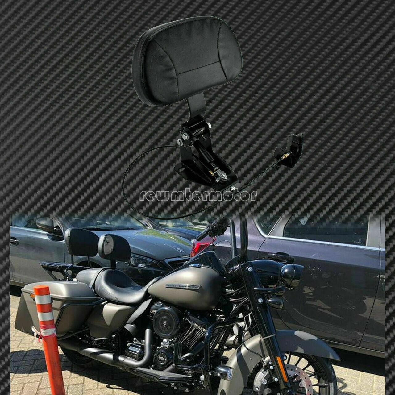 Full Forward Adjustable Rider Backrest Mounting Fit For Harley Touring 2009-2020 - Moto Life Products