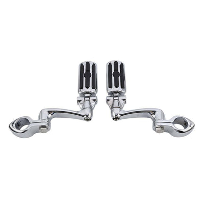 1 1/4" Highway Bar Footpegs Pegs Mount Fit For Harley Touring Street Road Glide - Moto Life Products