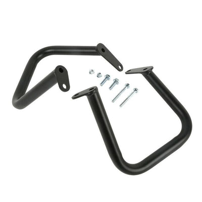 Black Engine Guard Highway Crash Bars Fit For Yamaha V Star 400 650 1998-2012 11 - Moto Life Products