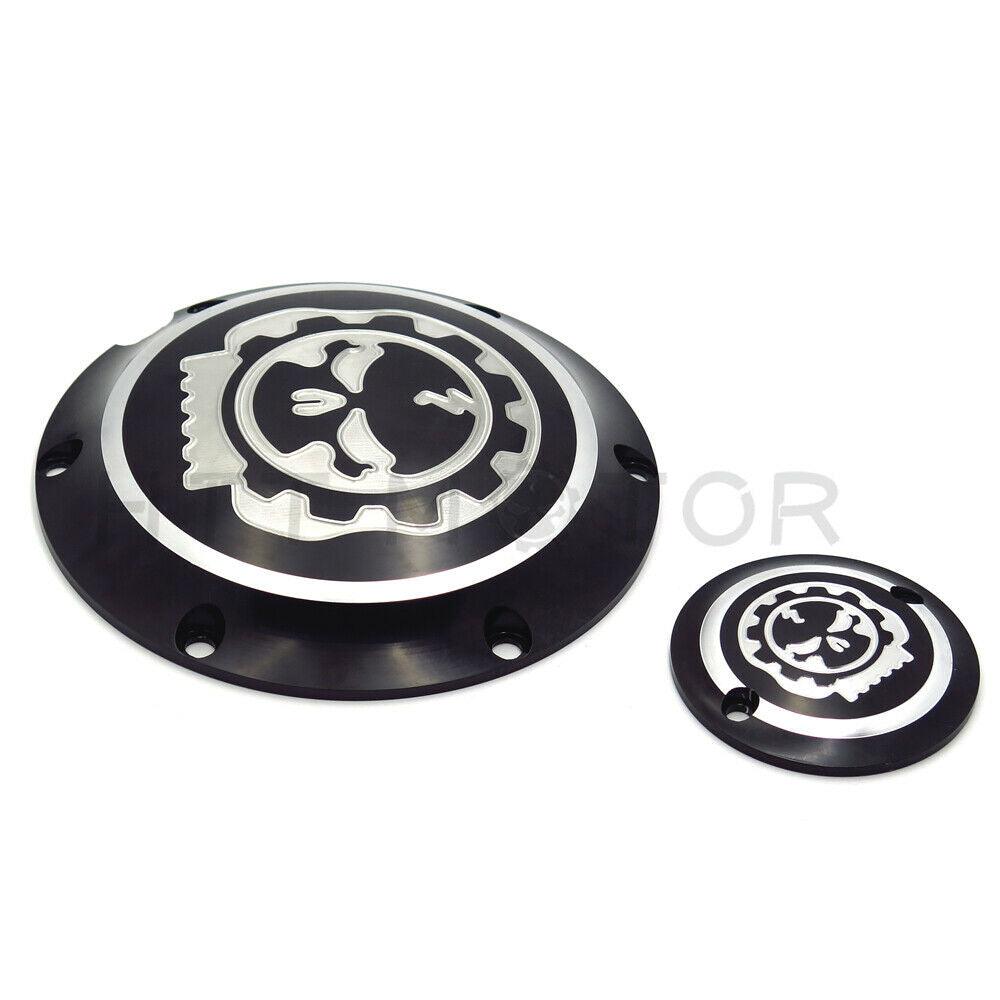 Brand New Gear Skull Engine Derby Timer Cover For Harley XL 883N Iron 09-14 - Moto Life Products