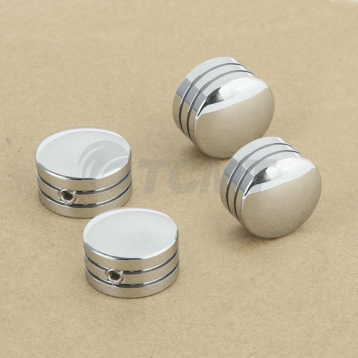 4PCS Chrome Head Bolt Cover Fit For Harley Sportster XL 86-18 Twin Cam 1999-2017 - Moto Life Products