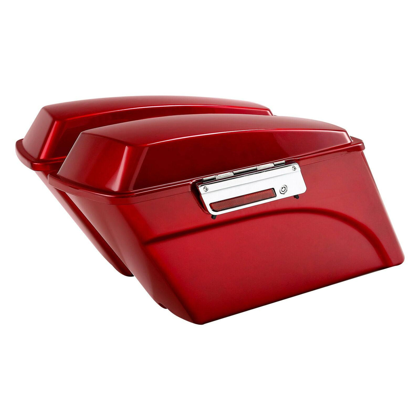 Red Saddlebags Fit For Harley Touring Electra Street Glide Road King 1994-2013 - Moto Life Products
