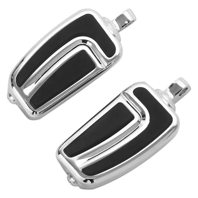 10mm Airflow Chrome Pegs Footpegs Fit For Harley Touring Road King Dyna Fat Bob - Moto Life Products