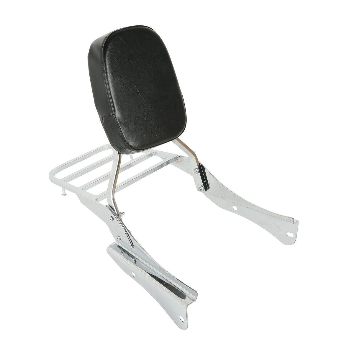 Backrest Sissy Bar Luggage Rack Fit For Honda Shadow Spirit VT 750DC 2001-08 US - Moto Life Products