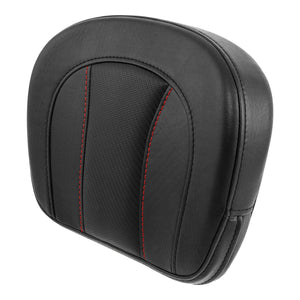 Passenger Sissy Bar Backrest Red Stitching Fit For Harley Touring Street Glide - Moto Life Products