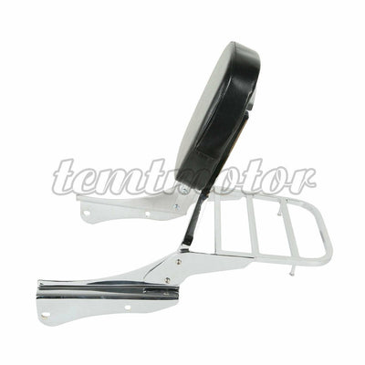 Detachable Backrest Sissy Bar Luggage Rack For Honda Shadow Spirit VT750DC 01-08 - Moto Life Products