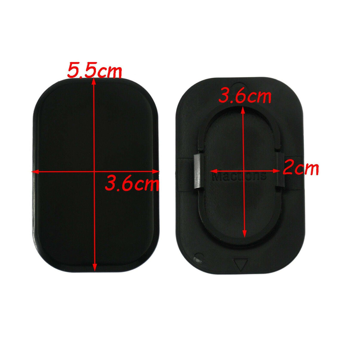 1 Pair Rear Black Antenna Hole Plug Filler Cover Fit For Harley Touring 2006-20 - Moto Life Products