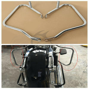 1 Pair Saddlebag Guard Bracket Fit For Harley Electra Glide Ultra Classic 14-22 - Moto Life Products