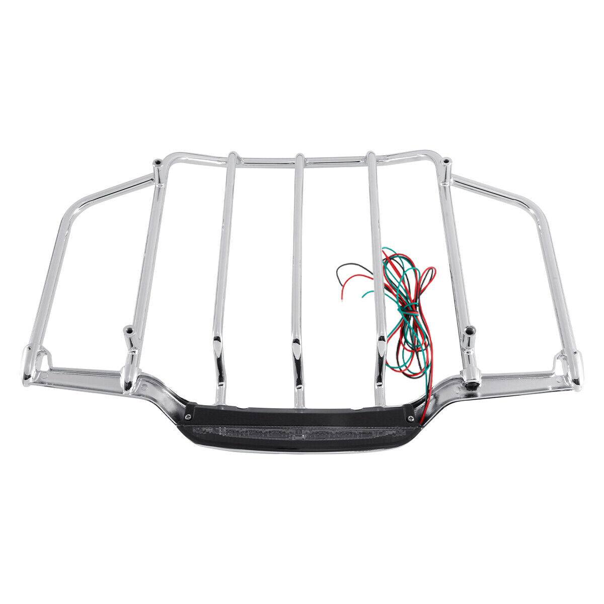 Trunk Air Wing Top Luggage Rack Fit For Harley Tour Pak Pack Road Gilde 1993-13 - Moto Life Products