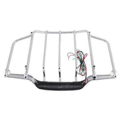 Trunk Air Wing Top Luggage Rack Fit For Harley Tour Pak Pack Road Gilde 1993-13 - Moto Life Products