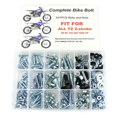 Body Plastic Fender Shrouds Exhaust Bolts Kit Fit For Yamaha YZ 80 85 YZ 125/250 - Moto Life Products