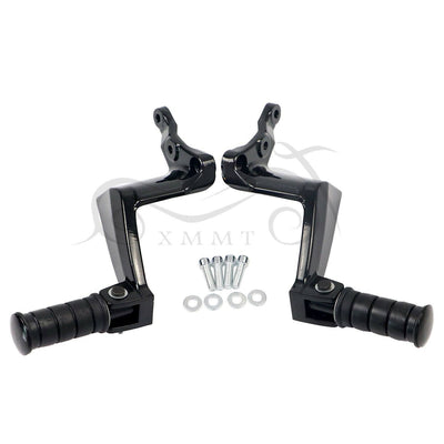 US BLK Rear Passenger Foot Pegs For Victory Vegas 03-17 Kingpin High Ball Gunner - Moto Life Products