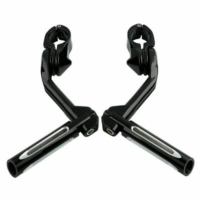 1.25'' Adjustable Highway Footrest Peg Long Angled Mount Fit For Harley Touring - Moto Life Products