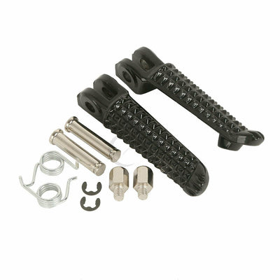 Front Footrest Foot Pegs Peg Fit For Yamaha YZF R1 YZF R6 R6S Black 2008 2009 - Moto Life Products