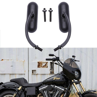 Motorcycle Mini Oval Rear View Mirrors For Harley Davidson Street Glide Special - Moto Life Products