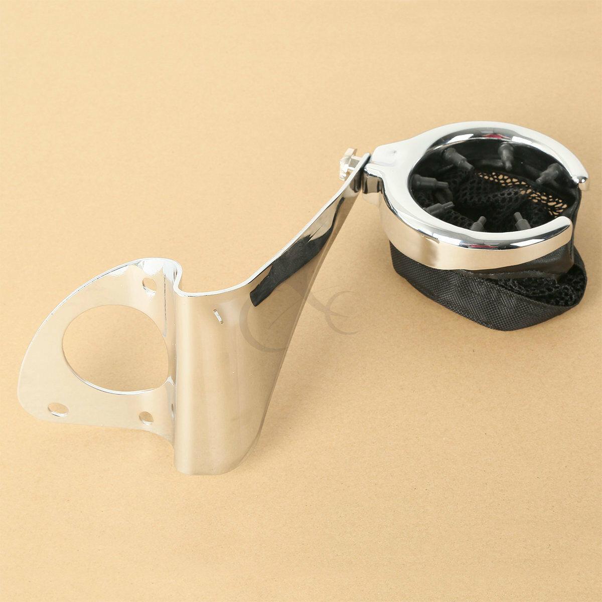 Rear Drink Cup Holder Passenger Fit For Harley Tri Glide Ultra Classic 2014-2022 - Moto Life Products