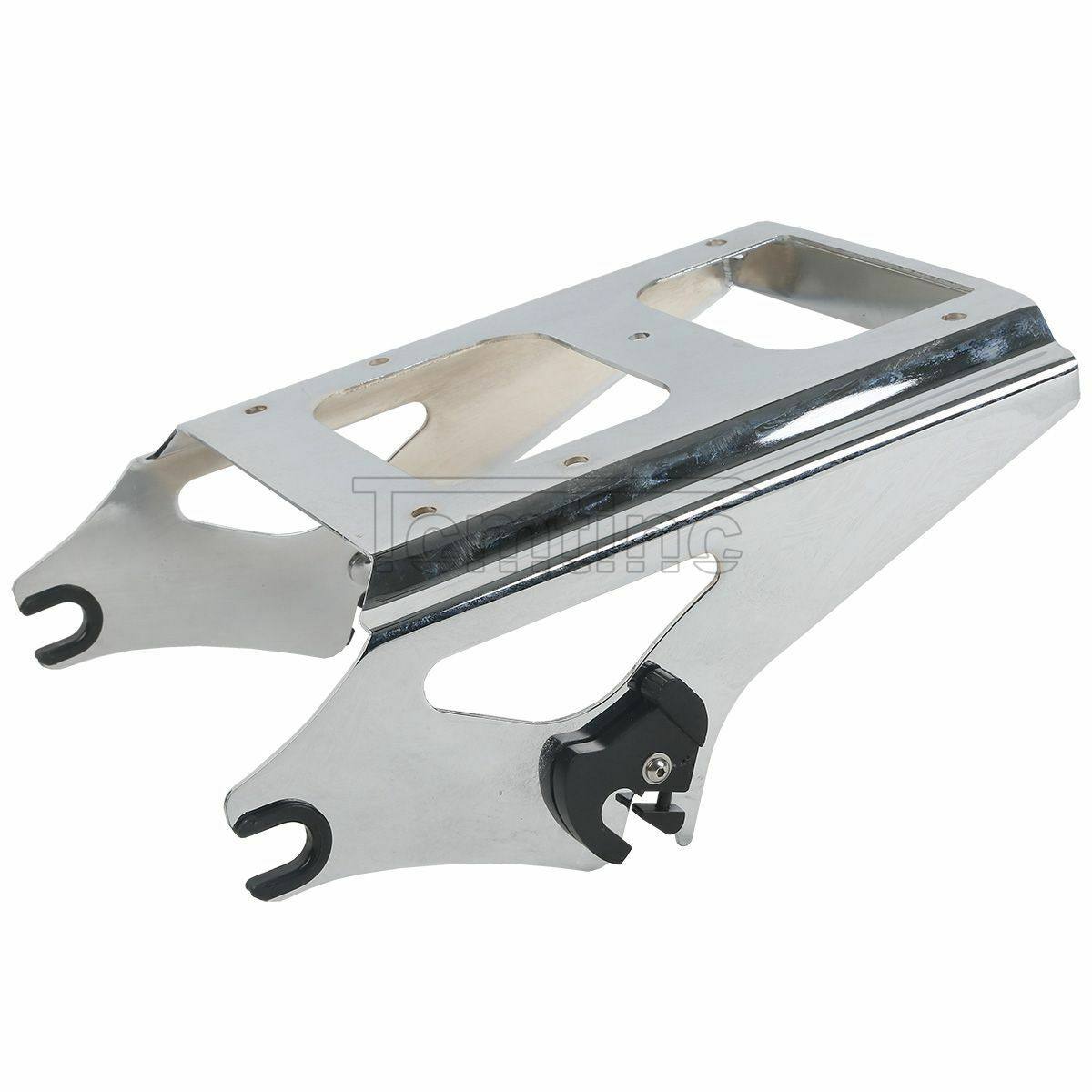 Chrome Quick Detach Two Up Mount Rack Fit For Harley Tour PakStreet Glide 09-13 - Moto Life Products