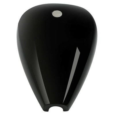 Black 4.7gal. Stretched 4.7 Gallon Gas Fuel Tank Fit For Harley Bobber Choppers - Moto Life Products