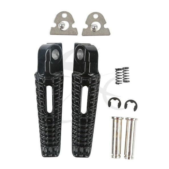 Rear Foot Pegs Footrest Black Fit For SUZUKI GSXR 600 GSXR 750 2006-2007 06-07 - Moto Life Products