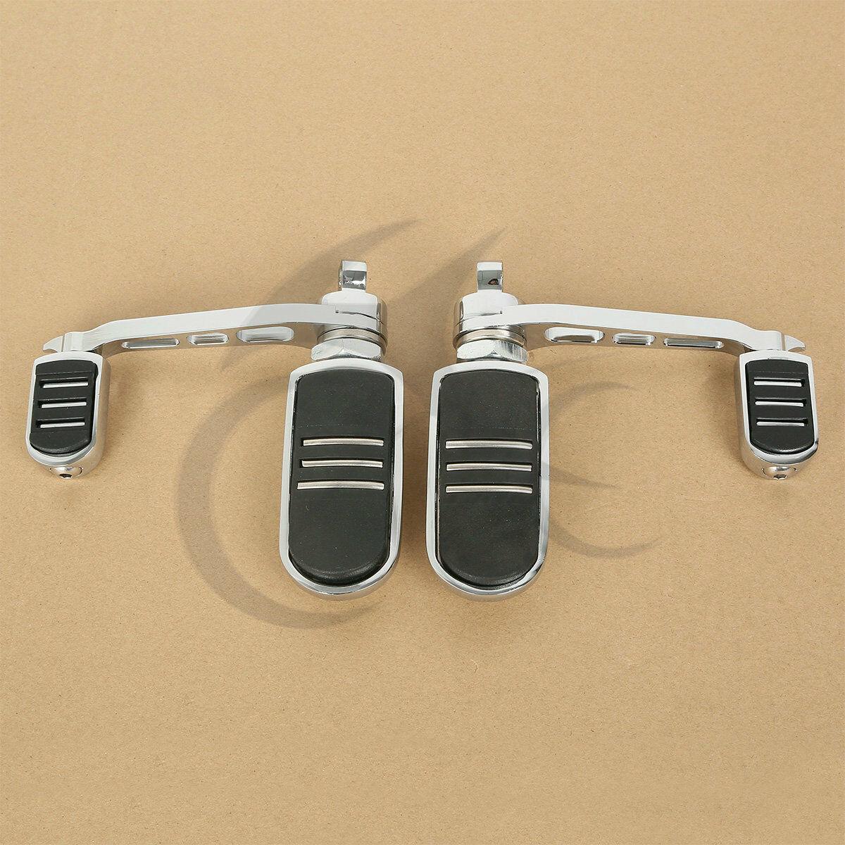 Pair Foot Pegs With Heel Rest Fit For Harley Sportster XL 883 1200 Iron Softail - Moto Life Products