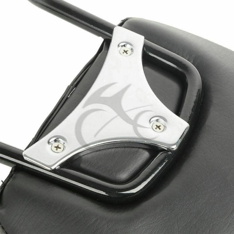 Detachable Backrest Sissy Bar W/ 4 Point Docking Fit For Harley Road King 09-13 - Moto Life Products