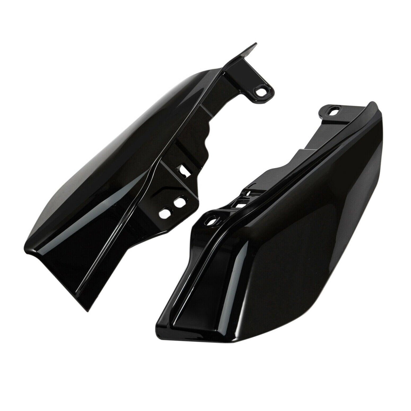 Black Mid-Frame Air Deflector Heat Shield Fit For Harley Road King Glide 17-21 - Moto Life Products