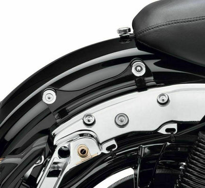 Black 4 Point Docking Hardware Kit for Harley Road King Street Glide 2014-2021 - Moto Life Products