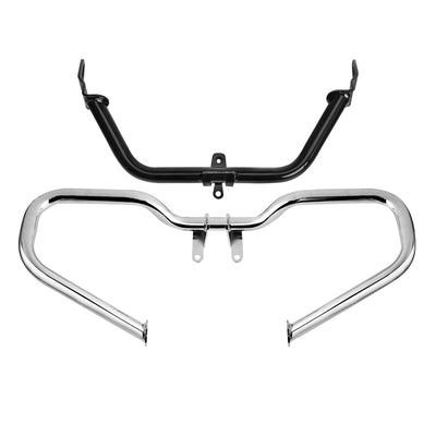 Chrome Chopped Engine Guard Bar Fairing Support Fit For Harley Road Glide 15-22 - Moto Life Products